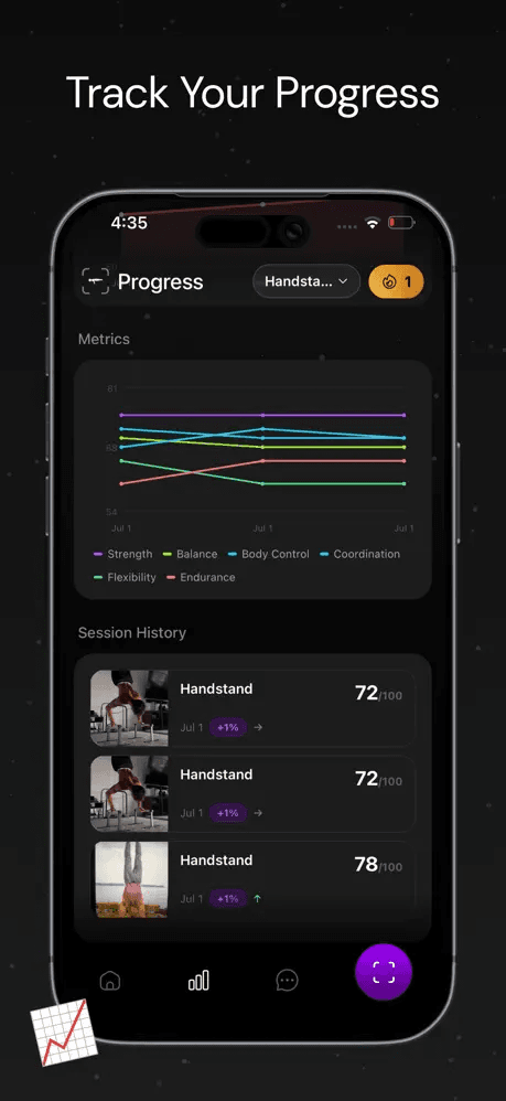 App screen