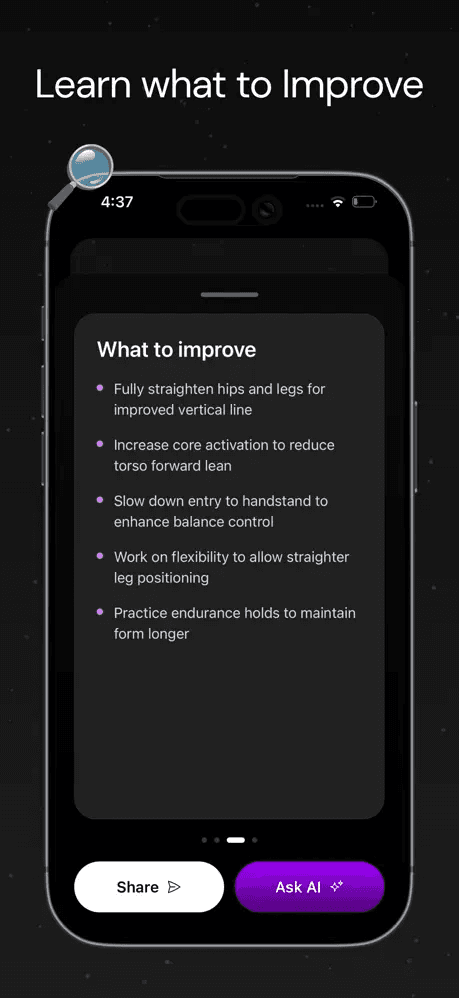 App screen